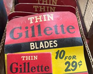Vintage Gillette Razor Blades