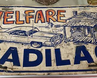 Welfare Cadilac Plate