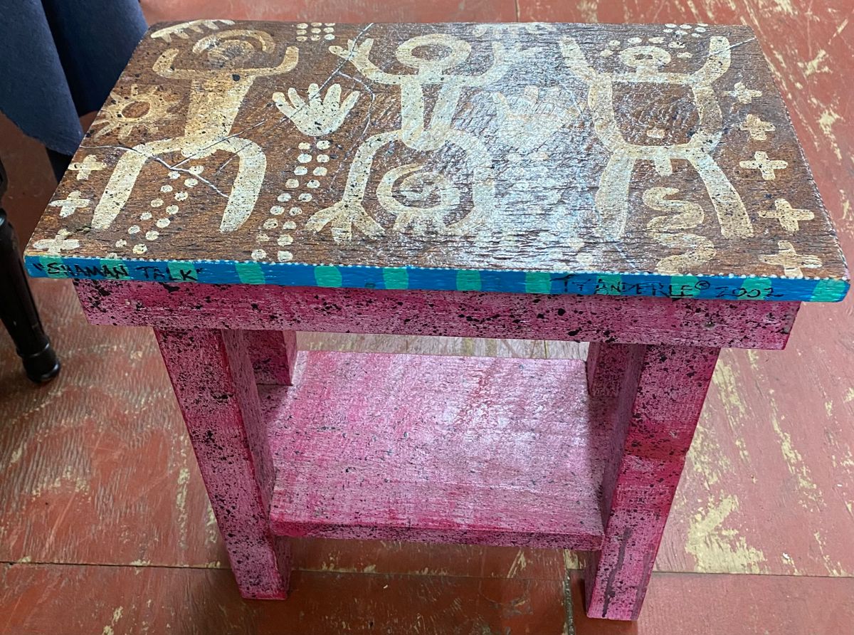Small Shaman Talk Signed Table (Ty Anderle)