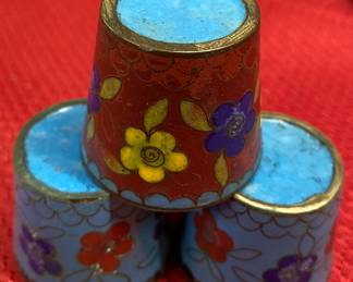 Small Cloisonne Cups