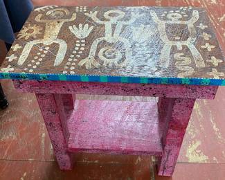 Small Shaman Talk Signed Table (Ty Anderle)