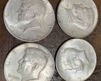 Silver Kennedy Halves