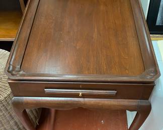 Queen Ann Table with Pull Out Shelves