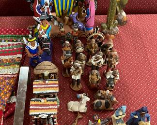 Assorted Southwestern Pottery Figures