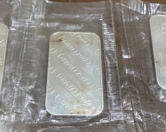 One Ounce Silver Bars