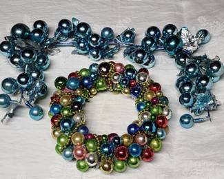 Mercury Glass Wreath and Decor