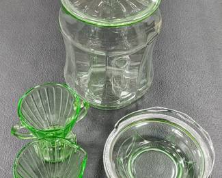 Uranium Green Depression Glass