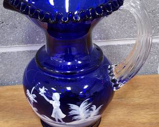 Mary Gregory Pitcher