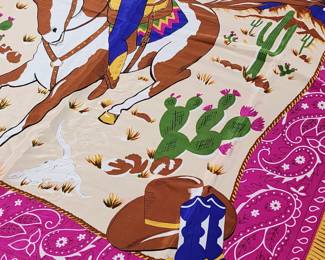 Bob Mackie Cowboy Designer Scarf