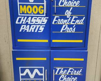 Moog Chassis Parts Metal Store Display Cabinet