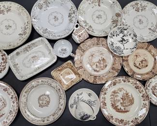 Brown Transferware