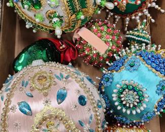 Push Pin Beaded Ornaments