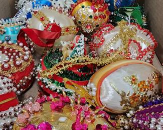 Push Pin Beaded Ornaments