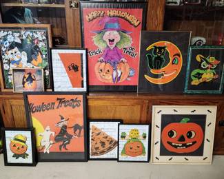Framed Halloween Pictures, Die Cuts, and more!