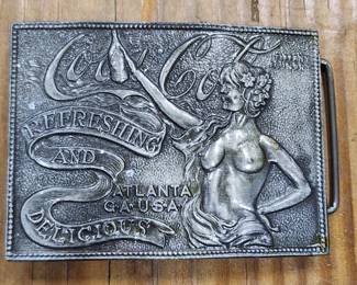 Risque Coke Belt Buckle