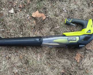 NMORE TO COME DAILY! Fresh from the packed garage! NEAR MINT! RYOBI Leaf Blower! NEEDS BATTERY & CHARGER! 