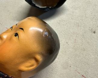 Got the key today! Initial walk through photos! MORE TO COME DAILY! A Vintage Chinese Composition Doll! 