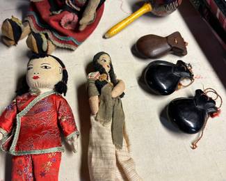 All the vintage dolls! And our GREAT Vintage Ceramic Christmas Tree! 