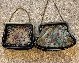 Got the key today! Initial walk through photos! MORE TO COME DAILY!  A pair of Vintage Antique Purses! 