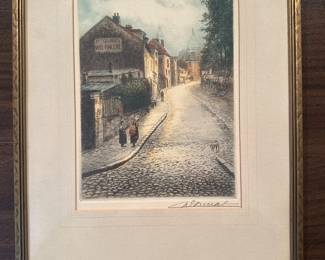 A pair of lovely pieces of art work both signed by the artist! 