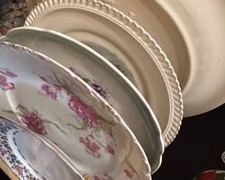 Assorted Painted Porcelain Plates - many sizes! 