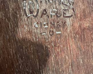 X-LARGE 13 quart Vintage Wagner Sidney O 4267-P Magnalite Turkey Roster with original trivet!  