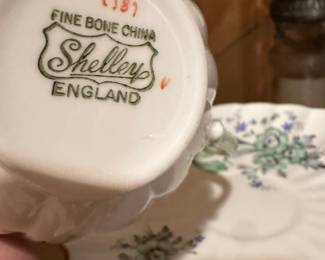 MORE TO COME DAILY! Beautiful Vintage Shelly England Fine Bone China Tea Cup and Saucer!  Gold Rimmed! 