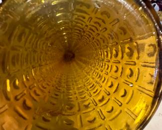 Got the key today! Initial walk through photos! MORE TO COME DAILY! Vintage MCM Amber Belco? Decanter! Amber Flame!