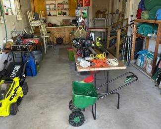 The final staging is done! This house is STUFFED! The garage is staged and we will be ready for Saturday Morning! 