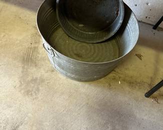 Nice old galvanized bucket! Also lots of buckets and more! 