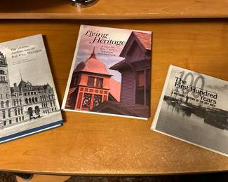 Lots of GREAT vintage books! Many are of local Mid-Michigan history and history of the State of Michigan! 