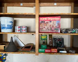 MORE TO COME DAILY! The garage shelves are filling up!