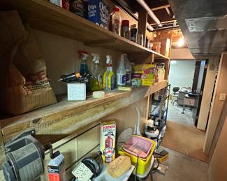A long shot of the hallway - FILLED with usable tools, and accessories! 