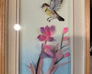 A very cool piece! FEATHER ART!