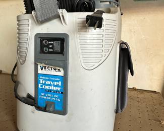 MORE TO COME DAILY! Camping Equipment Abounds! Vector Deluxe Console Cooler & Warmer 12 Volt DC Power Plug! 