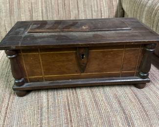 Got the key today! Initial walk through photos! MORE TO COME DAILY! Small Vintage Wooden Box! 