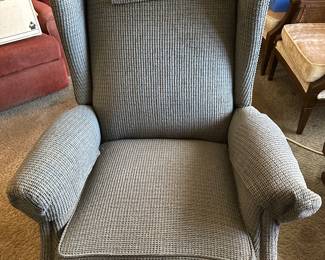 Got the key today! Initial walk through photos! MORE TO COME DAILY! Nice upholstered Wing Back Chair! 