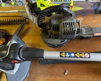 Gas powered and battery powered yard tools! 