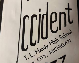 1952 and 1953 Bay City TL Handy High School Year Books! 
