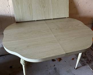 MORE TO COME DAILY! Terrific 1970s dining table and 6 chairs.  Marcia Marcia Marcia! Alice would love to serve a meatloaf on this table to the Brady’s! 