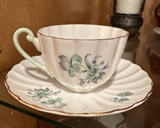 MORE TO COME DAILY! Beautiful Vintage Shelly England Fine Bone China Tea Cup and Saucer!  Gold Rimmed! 