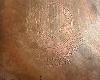 An entire set of Vintage Revere Ware with Lids and Copper Bottoms Stainless USA! 