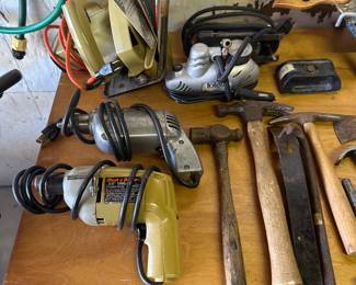 Lots of power and hand tools! Most are vintage. 