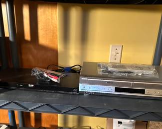 An entire room full of electronics big and small! ALL work! Many in their original boxes! Flat screen TVS, Computer printers/keyboards, VCR's, DVD/VCR Combo, Blu-Ray DVD players and MORE! 