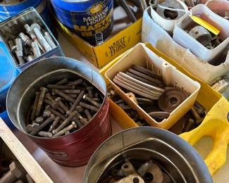 large lot of nuts and bolts, all sized