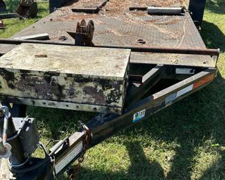 car trailer with title