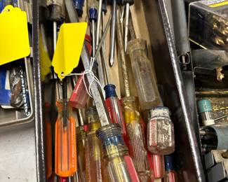 screwdrivers, mostly Craftsman