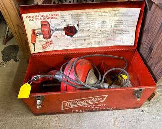 Milwaukee drain cleaner, heavy duty