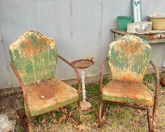 vintage lawn chairs