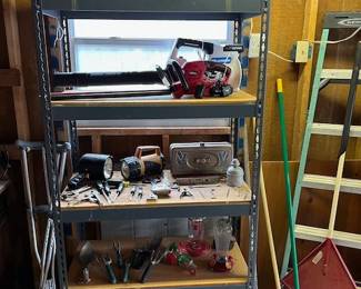 Hart leaf blower, Hyper Tough chainsaw